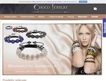 Tablet Screenshot of chocojewelry.com